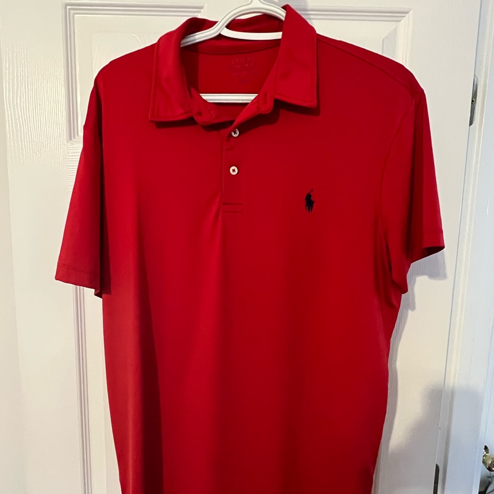 Red Ralph Lauren athletic polo